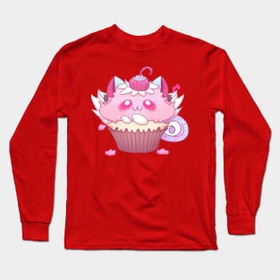 Cupcake Kitty Long Sleeve T-Shirt